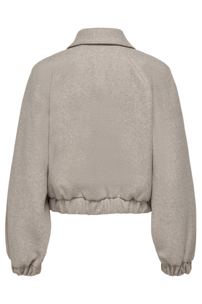 Only taupe dames jas | Achteraanzicht