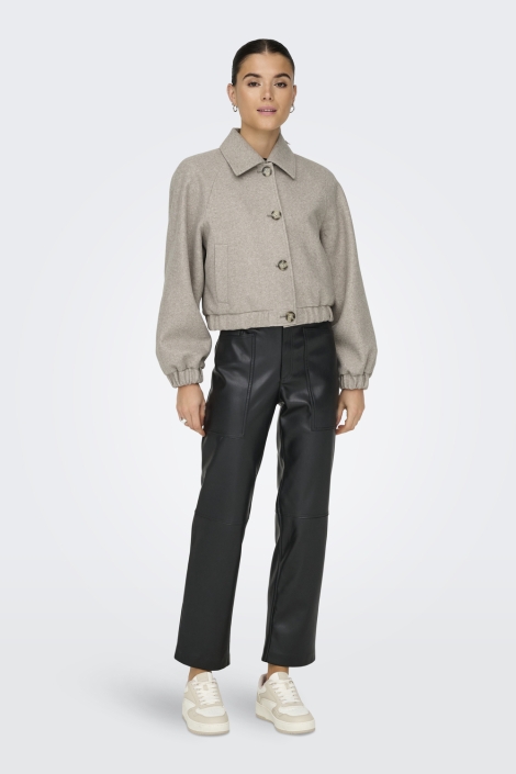 Only taupe dames jas | Model