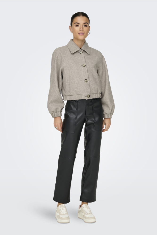 Only taupe dames jas | Model