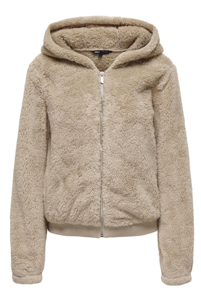 Only beige dames vest | Vooraanzicht