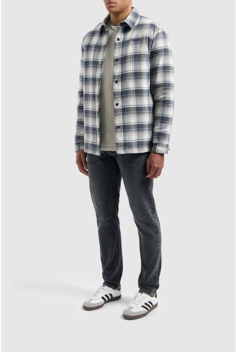 Pure Path 24010401 padded checked shacket