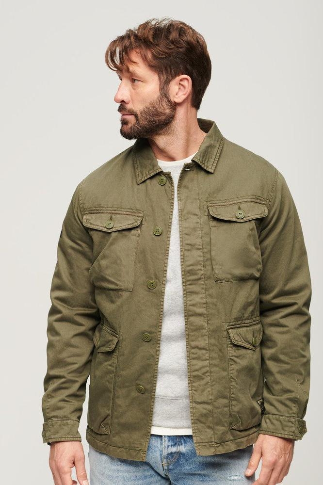 MILITARY M65 EMB LW JACKET M5011858A SURPLUS GOODS OLIVE GREEN