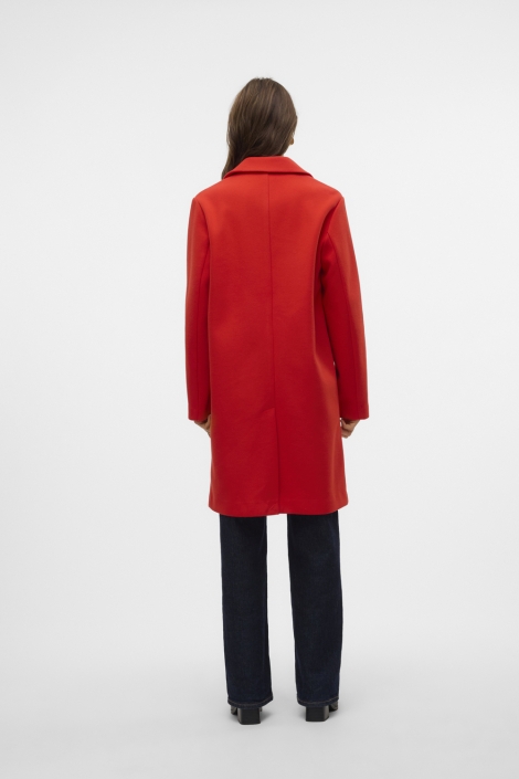 Vero Moda rode dames jas | Model achteraanzicht