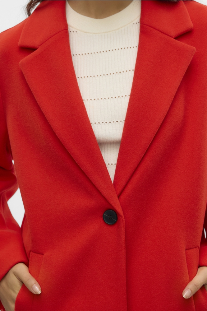 Vero Moda rode dames jas | Close up