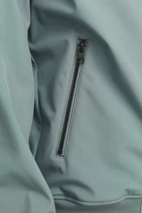 Jack & Jones blauwe heren jas | Close up