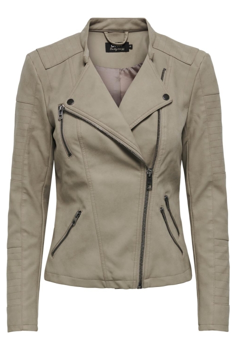 Only onlava faux leather biker otw noos deals