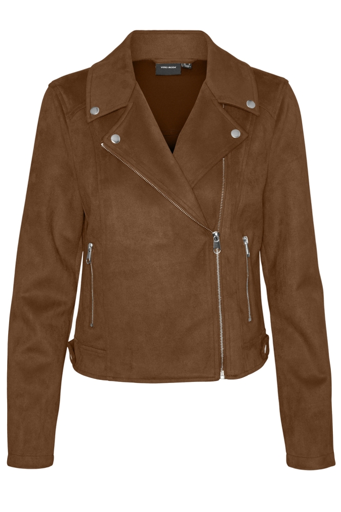 Vero Moda cognac dames jas | Vooraanzicht