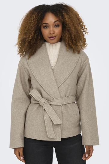 Only Jas ONLAUGUSTA LIFE SHORT COAT OTW NOOS 15314352 FUNGI/MELANGE