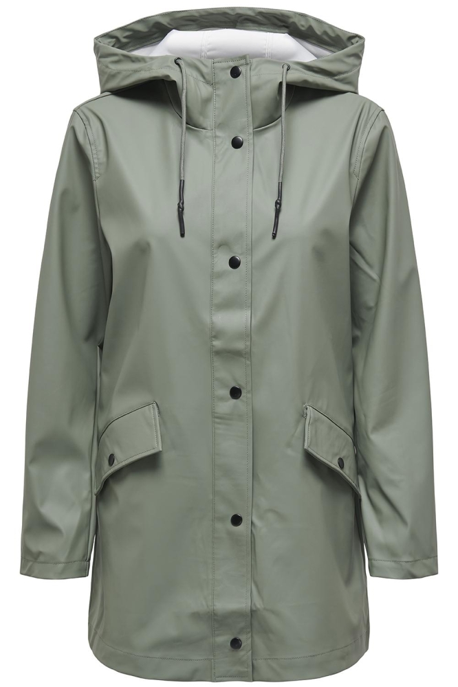 Only groene dames jas | Vooraanzicht