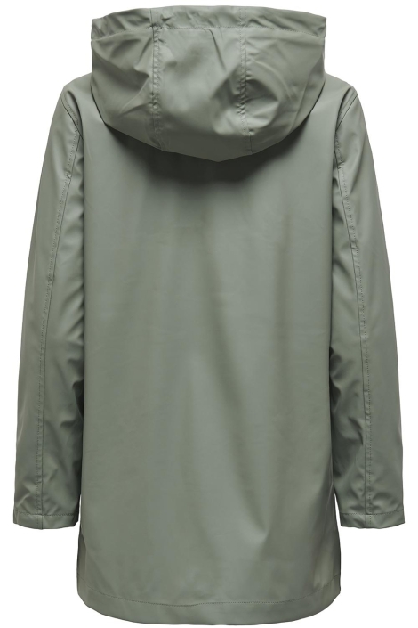 Only groene dames jas | Achteraanzicht