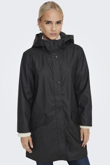 Only Jas ONLELISA RAINCOAT OTW NOOS 15261734 BLACK