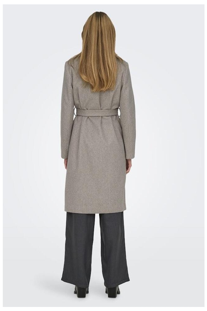 Only beige dames jas | Model achteraanzicht