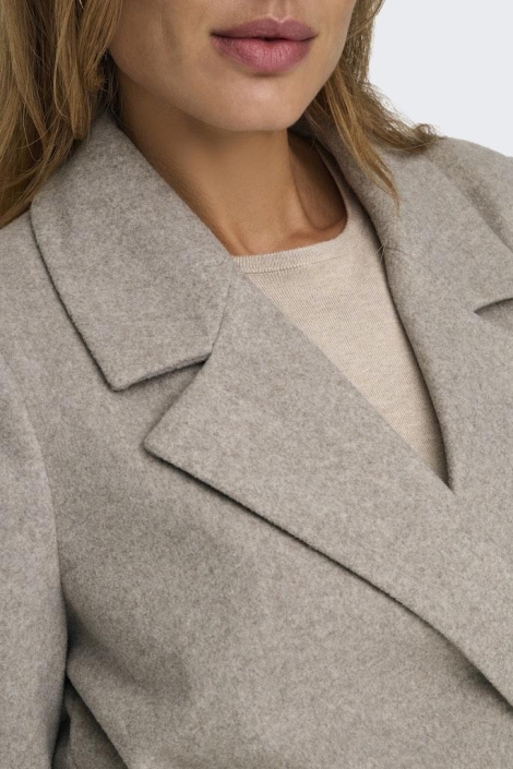 Only beige dames jas | Close up
