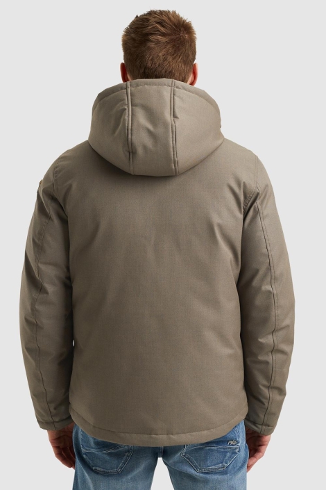 PME legend bruine heren jas | Model achteraanzicht