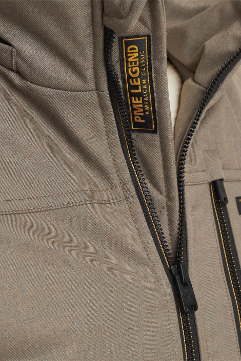 PME legend bruine heren jas | Close up