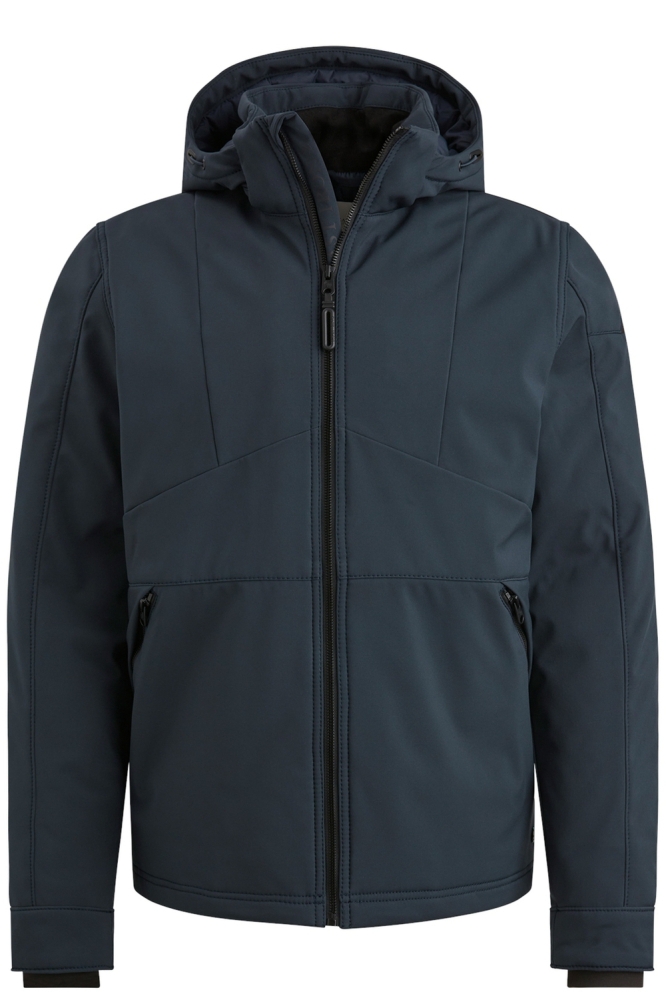 Cast Iron blauwe heren jas | Vooraanzicht