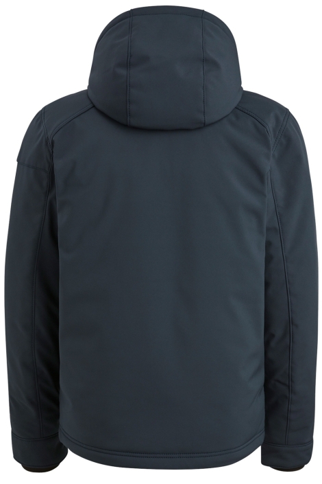 Cast Iron blauwe heren jas | Achteraanzicht