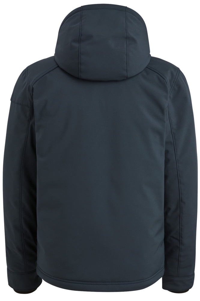 Cast Iron blauwe heren jas | Achteraanzicht