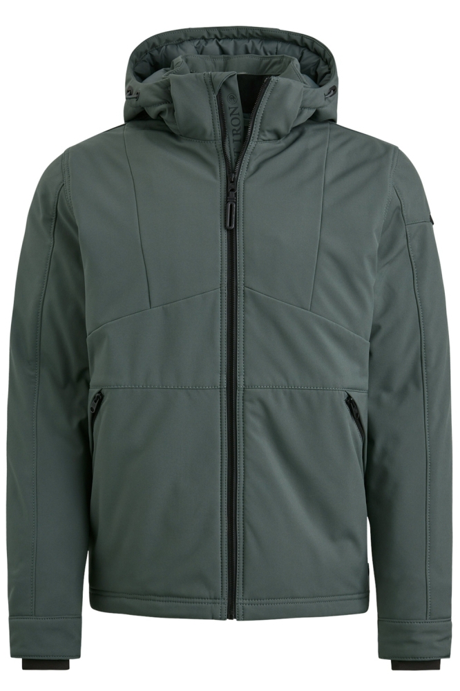 Cast Iron groene heren jas | Vooraanzicht