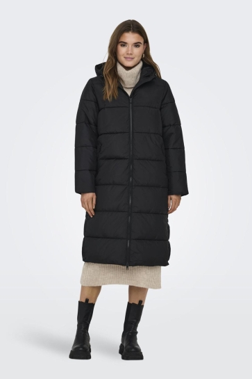 Only ONLMONTANA LONG PUFFER JACKET NOOS 15226559 BLACK