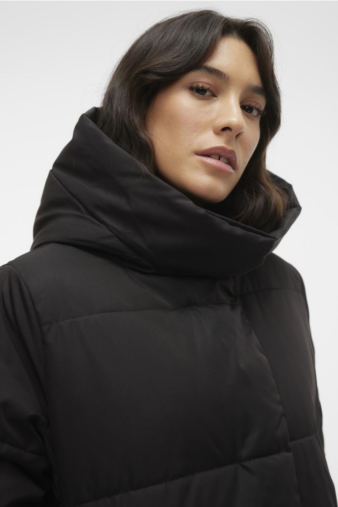 Vero Moda zwarte dames jas | Close up