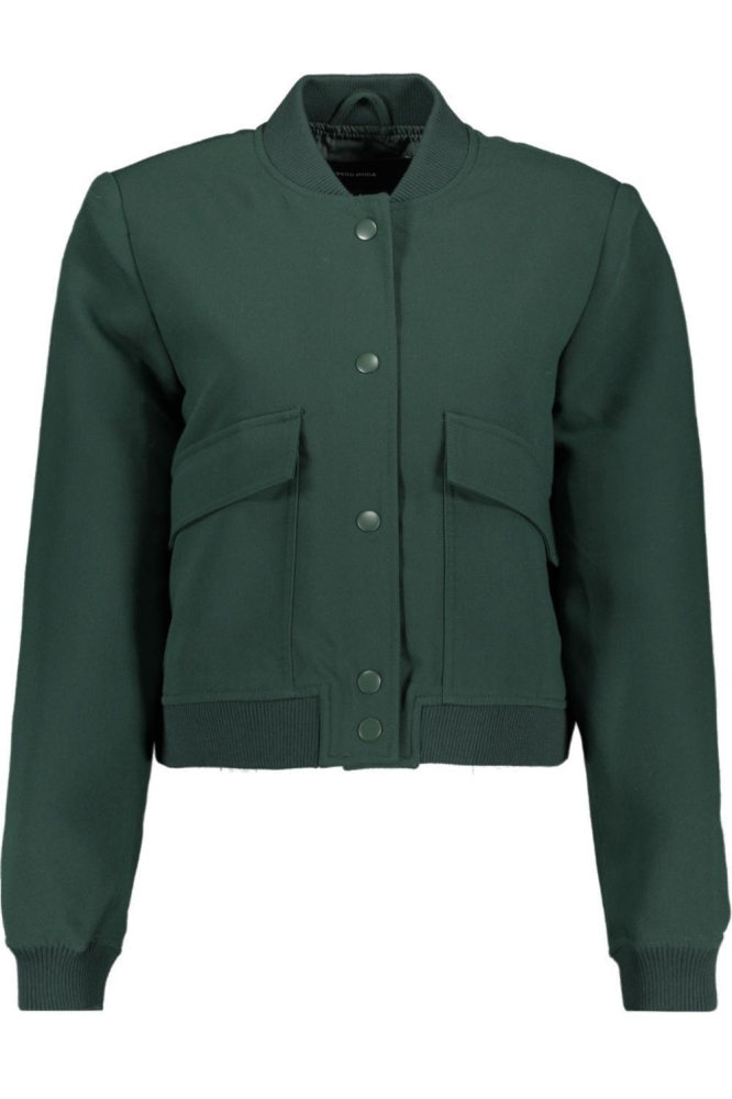 Vero Moda groene dames jas | Vooraanzicht