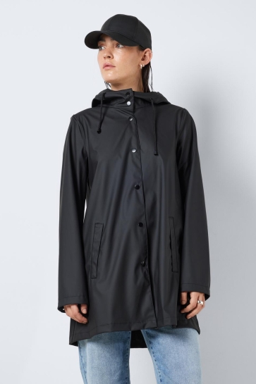 Noisy may Jas NMSKY L/S A-LINE RAINCOAT NOOS 27025084 Black
