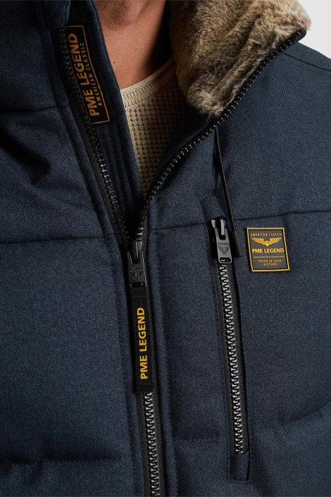 PME legend blauwe heren jas | Close up
