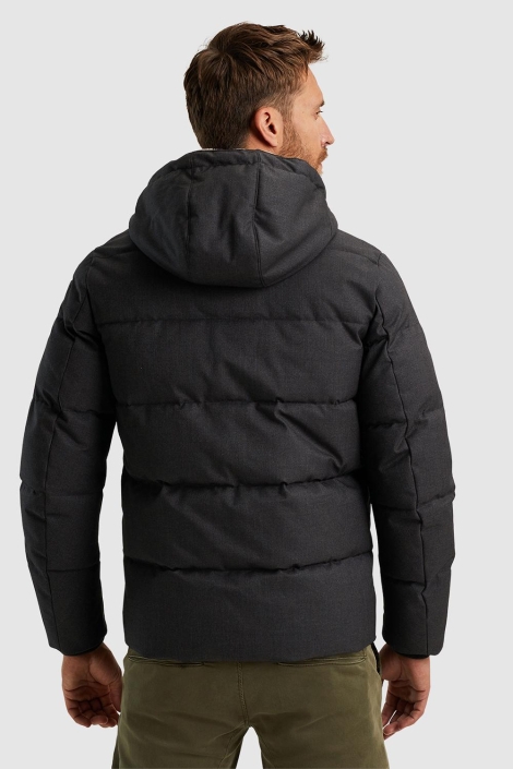 PME legend zwarte heren jas | Model achteraanzicht
