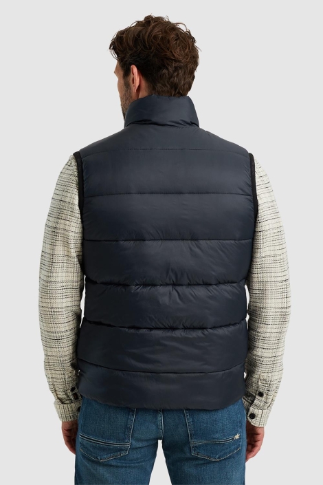 PME legend blauwe heren jas | Model achteraanzicht