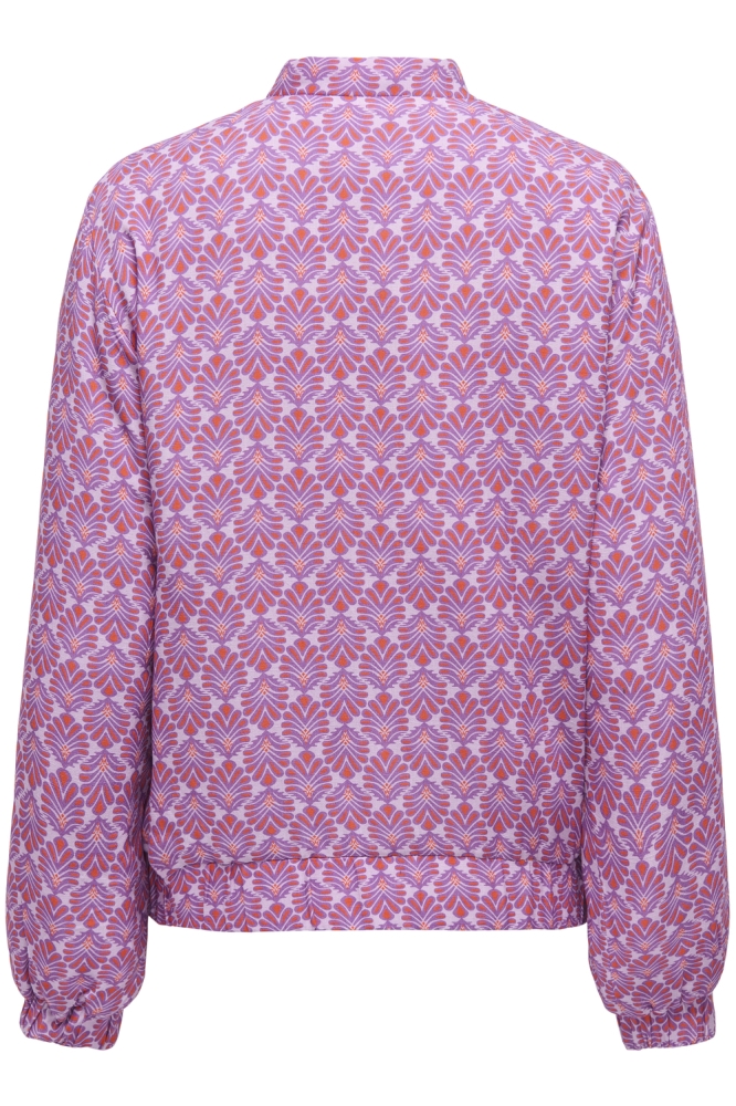 Only roze dames jas | Achteraanzicht