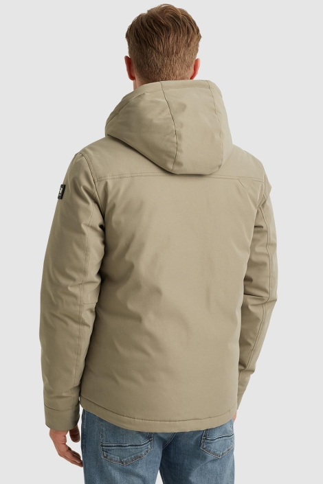 Vanguard bruine heren jas | Model achteraanzicht