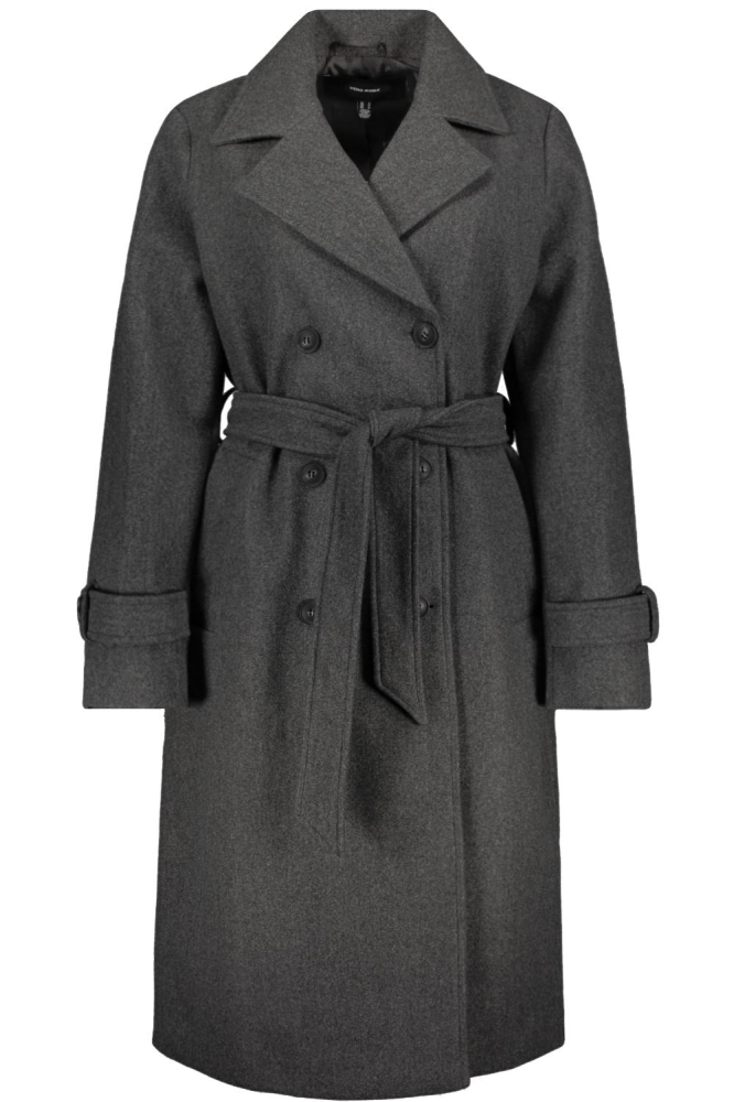 Vero Moda grijze dames jas | Vooraanzicht