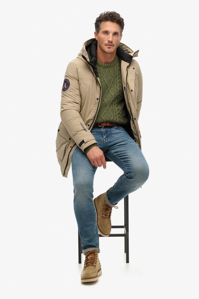 Superdry camel heren jas | Model