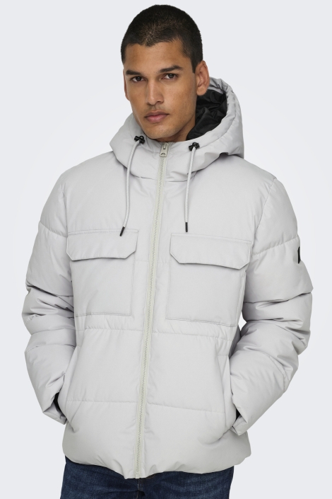 Only & Sons blauwe heren jas | Model