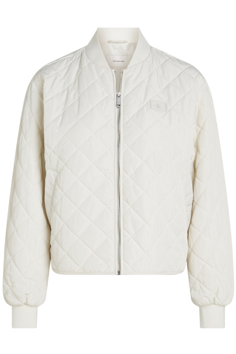 Calvin Klein ecru dames jas | Vooraanzicht