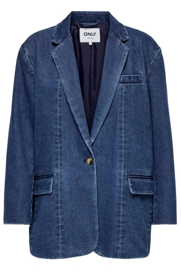 Only Blazer ONLCORY LS DNM BLAZER GUA 15338592 MEDIUM BLUE DENIM