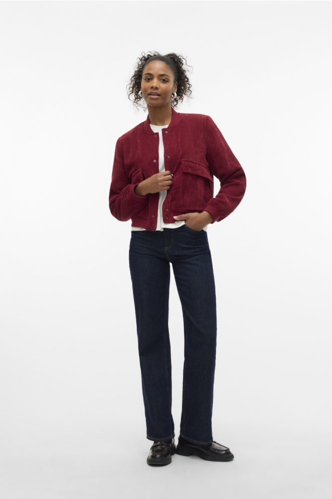 Vero Moda bordeaux dames jas | Model