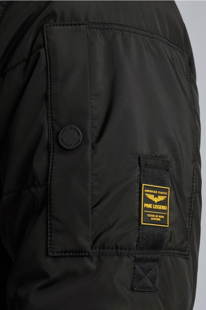 PME legend zwarte heren jas | Close up