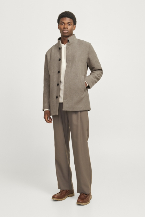 Jack & Jones camel heren jas | Model