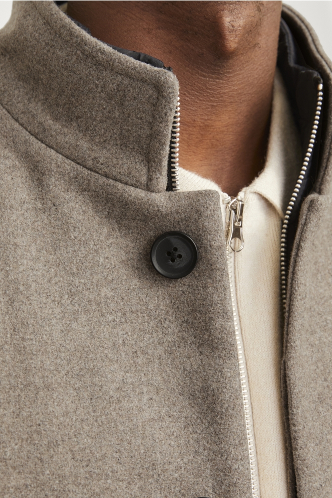 Jack & Jones camel heren jas | Kleurstaal