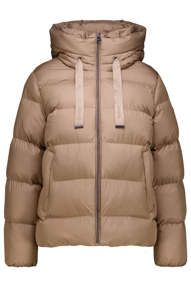Garcia taupe dames jas | Close up