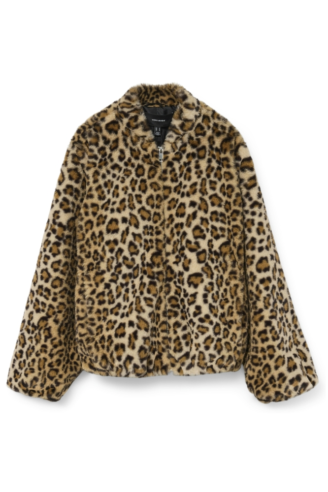 Vero Moda beige dames jas | Vooraanzicht