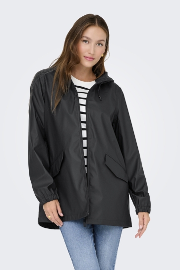 Jacqueline de Yong Jas JDYMULAN RAINCOAT OTW SIJI NOOS 15353989 Black/BACKSIDE O