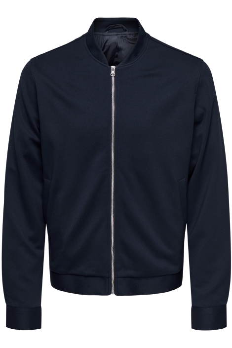 Only & Sons blauwe heren jas | Vooraanzicht