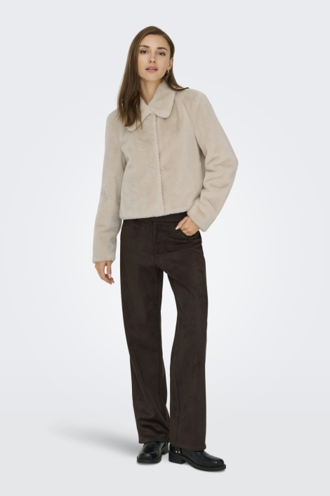 Jacqueline de Yong ecru dames jas | Model