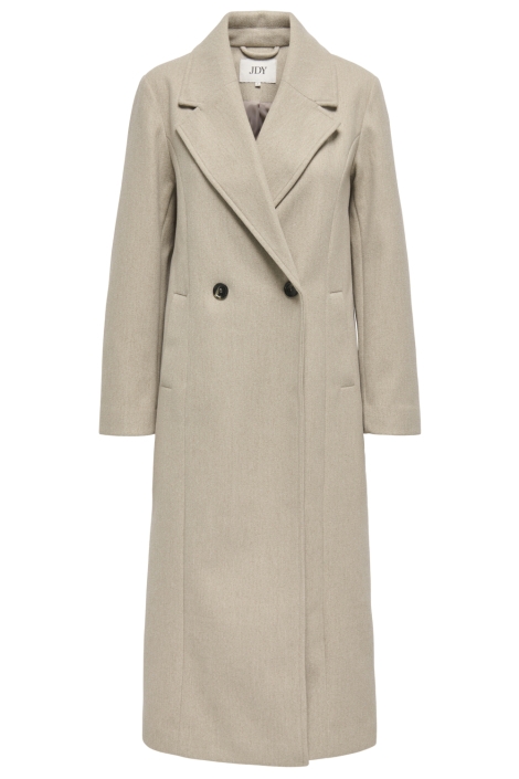 Jacqueline de Yong beige dames jas | Vooraanzicht