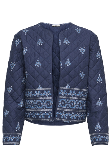 Jacqueline de Yong Jas JDYSUNSET QUILTED JACKET WVN 15353830 Total Eclipse/AZURE BLUE