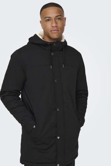 Only & Sons Jas ONSALEXANDER LIFE PARKA OTW VD 22025690 BLACK