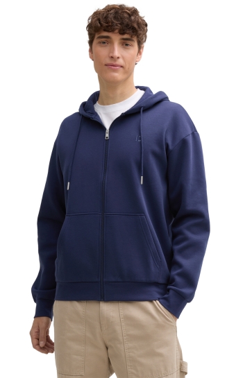 Tom Tailor Vest HOODIE SWEATJACK MET LOGO 1045583XX12 34590